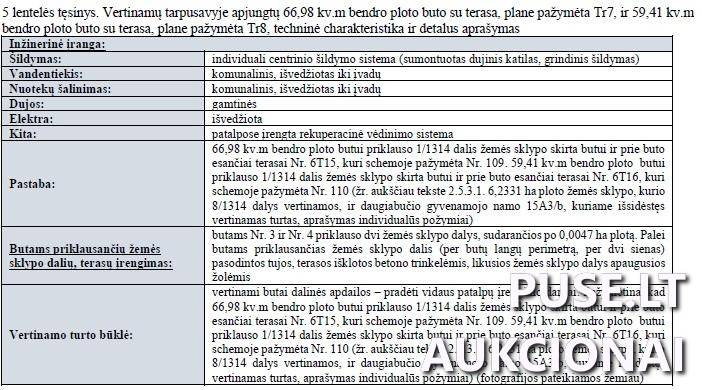 Butas Patalpos/Butai Gilužio g. 57, 06239 Vilnius, Vilniaus m. sav. 3