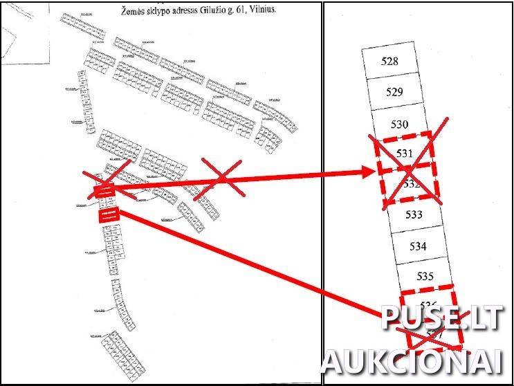 Automobilių stovėjimo aikštelė Kiti statiniai Gilužio g. 61, 06239 Vilnius, Vilniaus m. sav. 1