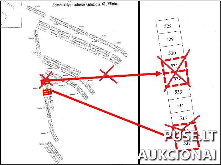 Automobilių stovėjimo aikštelė Kiti statiniai Gilužio g. 61, 06239 Vilnius, Vilniaus m. sav. 1