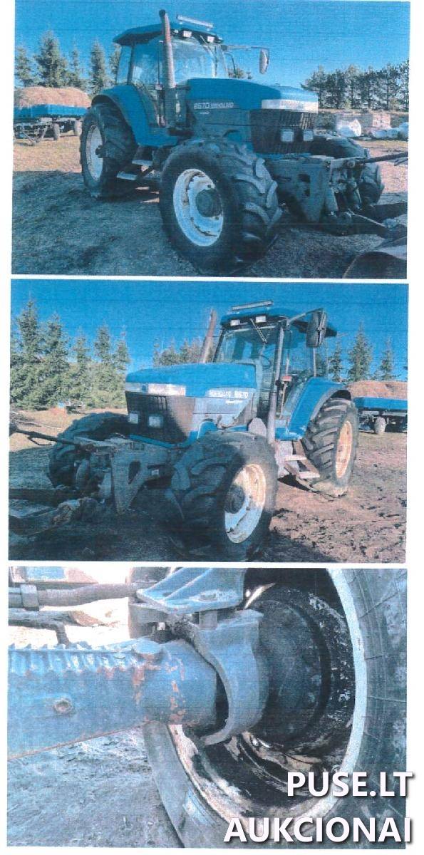 Ratinis traktorius New Holland, 8670 A Traktoriai, savaeigės mašinos, priekabos, puspriekabės 2