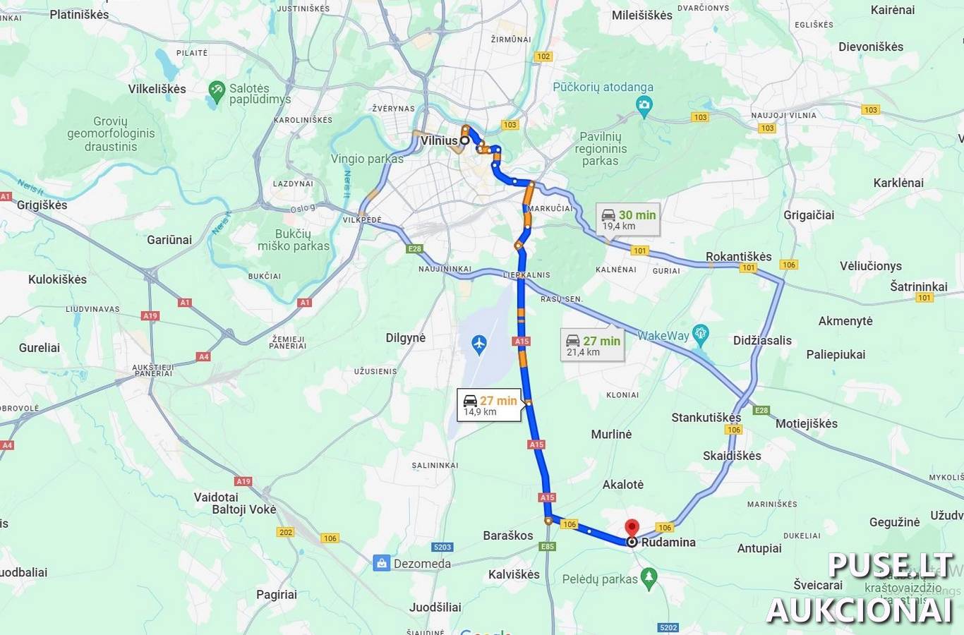 Žemės sklypas Sklypai Vilniaus g., Rudamina, Rudaminos sen., Vilniaus r. sav. 1