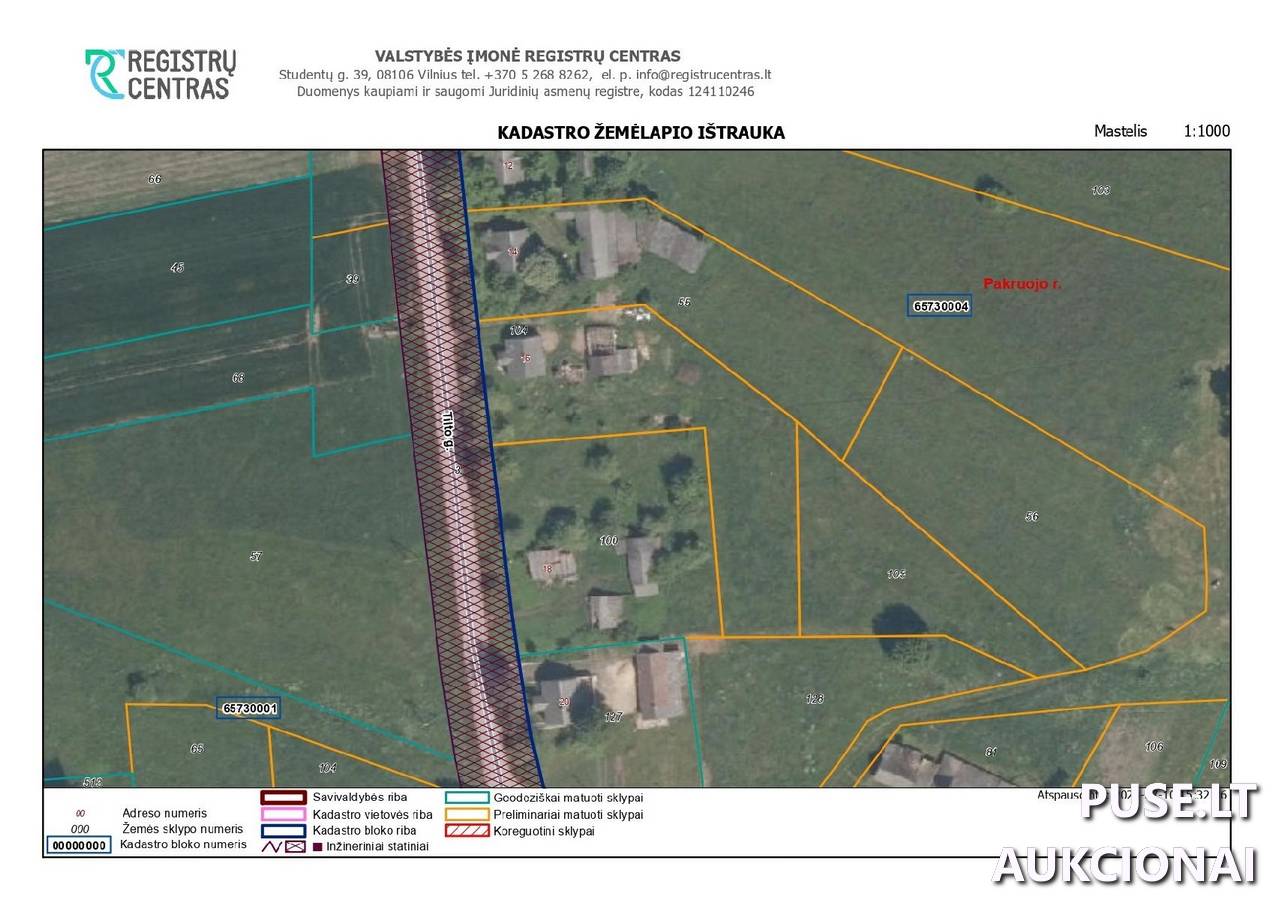 Žemės sklypas Sklypai Tilto g. 16, 83100 Sosdvaris, Pašvitinio sen., Pakruojo r. sav. 1