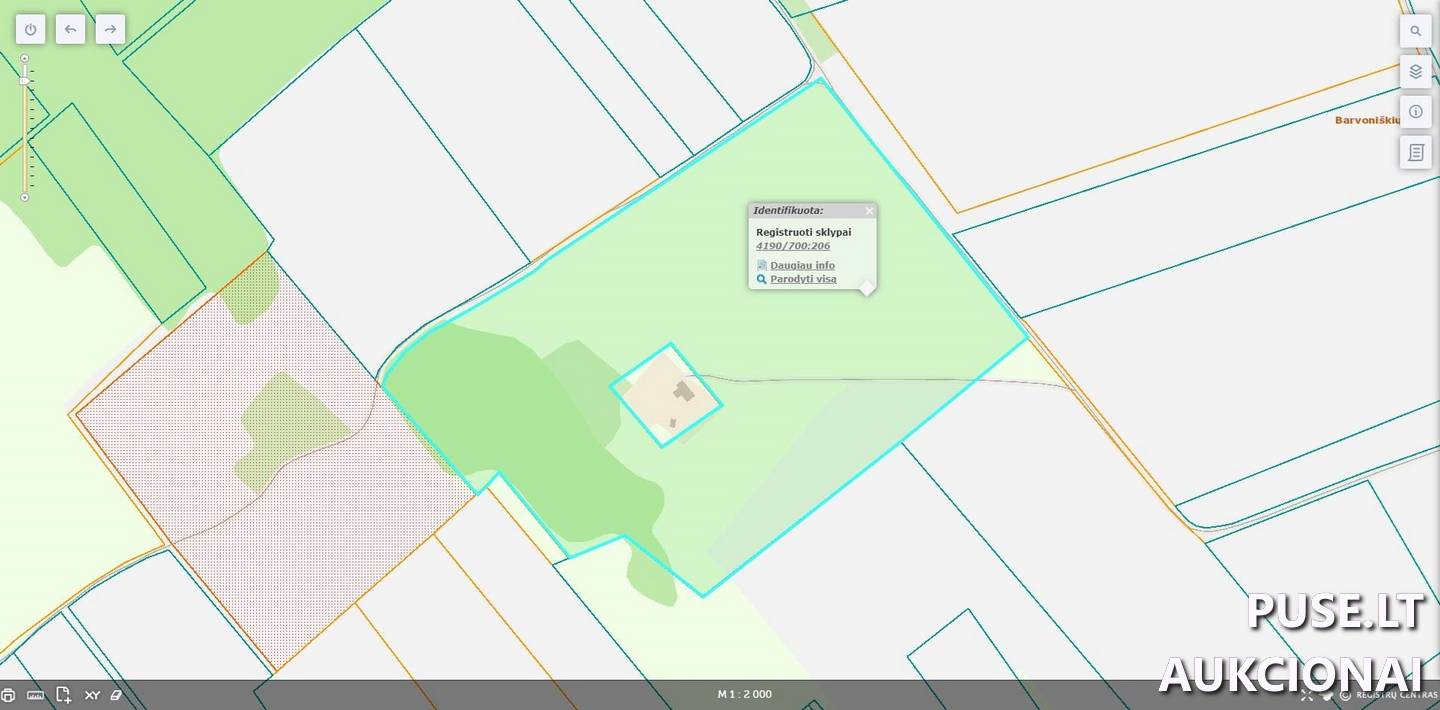 Žemės sklypas Sklypai Vindžiūnų g., Vindžiūnai, Kalvelių sen., Vilniaus r. sav. 3