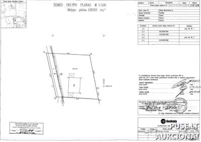 Žemės sklypo dalis (19/45) Vilniaus r. sav., Papiškių k., 91200 EUR pradinė kaina