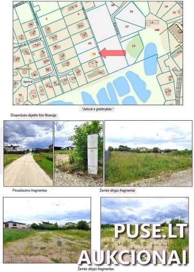 Žemės sklypas Kauno r. sav., Šakių k., Aitvaro tak. 12, gyvenamoji teritorija, 37800 EUR