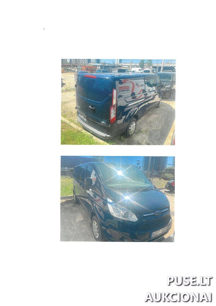 FORD TRANSIT CUSTOM Krovininis automobilis iki 3,5t. 3