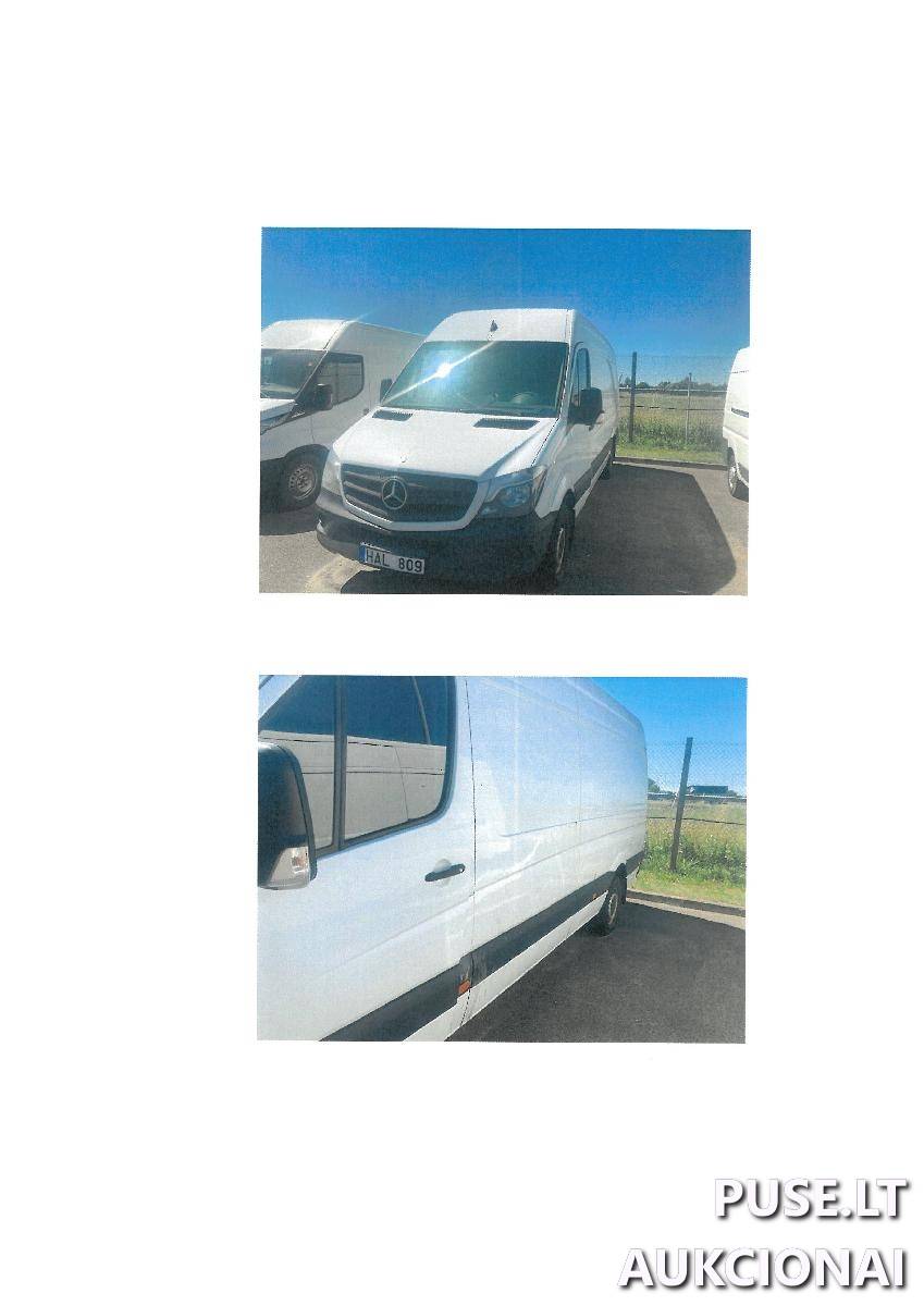 MERCEDES BENZ SPRINTER Krovininis automobilis iki 3,5t. 2