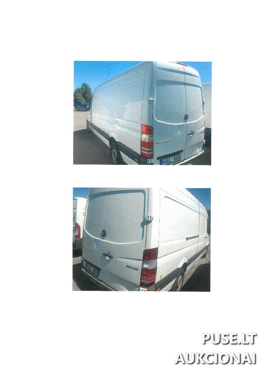 MERCEDES BENZ SPRINTER Krovininis automobilis iki 3,5t. 3