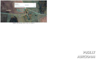 Žemės ūkio paskirties sklypas Švenčionių r. Zablatiškės k. - Pradinė kaina 3520 EUR