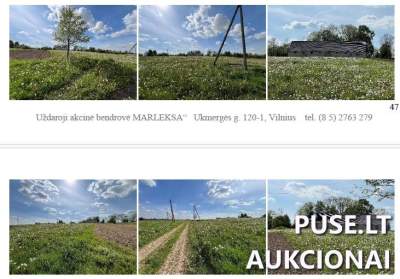 Žemės sklypas Ukmergės rajone, Krikštėnų kaime, 0.56 ha plotas, pradinė kaina 1680 EUR