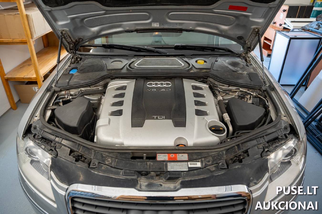 Automobilis - Audi A8, variklis 4,1 l, 240 kW, dyzelinas. Lengvasis automobilis 6