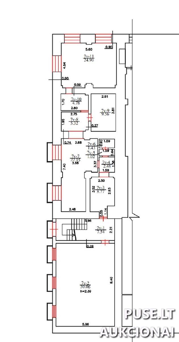 Spaustuvės patalpos Patalpos/Butai V. Kudirkos g. 12, 21105 Trakai, Trakų sen., Trakų r. sav. 1