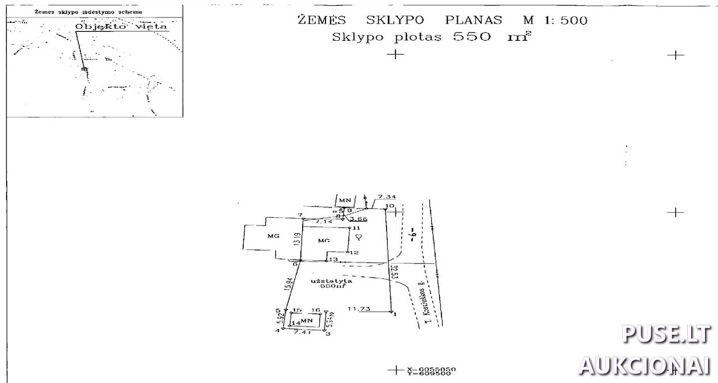 Žemės sklypas Sklypai T. Kosciuškos g. 17A, 13152 Kalabariškės, Kalvelių sen., Vilniaus r. sav. 1