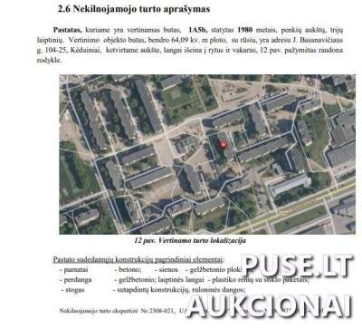 1/2 buto dalis Kėdainiuose J. Basanavičiaus g. 104 pradinė kaina 33264 EUR - Antstolių varžytynės