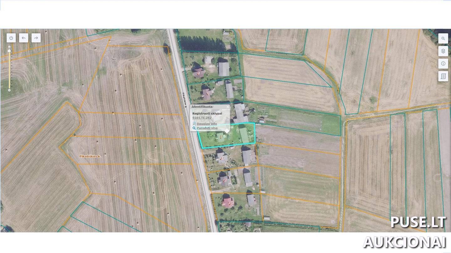 Žemės sklypas Sklypai Pikeliškės g. 11, 80158 Pikeliškė, Bubių sen., Šiaulių r. sav. 1