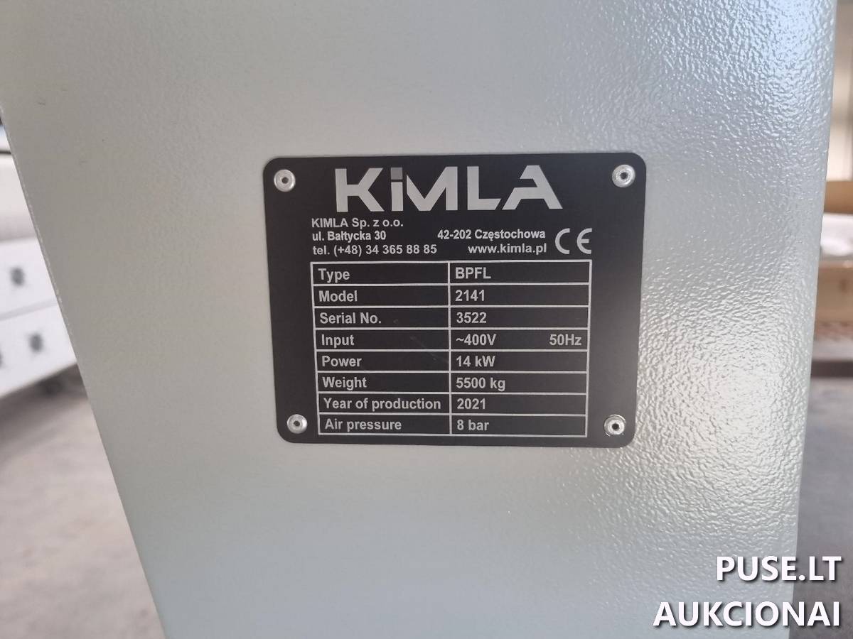 Pjaustymo sistema KIMLA BPFL 4141 Mašinos ir įrengimai 1