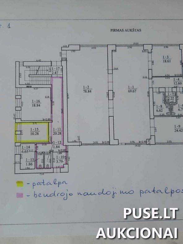 Nuomojamas turtas: Lankytojų centras Nemuno kilpų regioniniame parke Pastatai Kranto g. 8, 59114 Prienai, Prienų sen., Prienų r. sav. 1