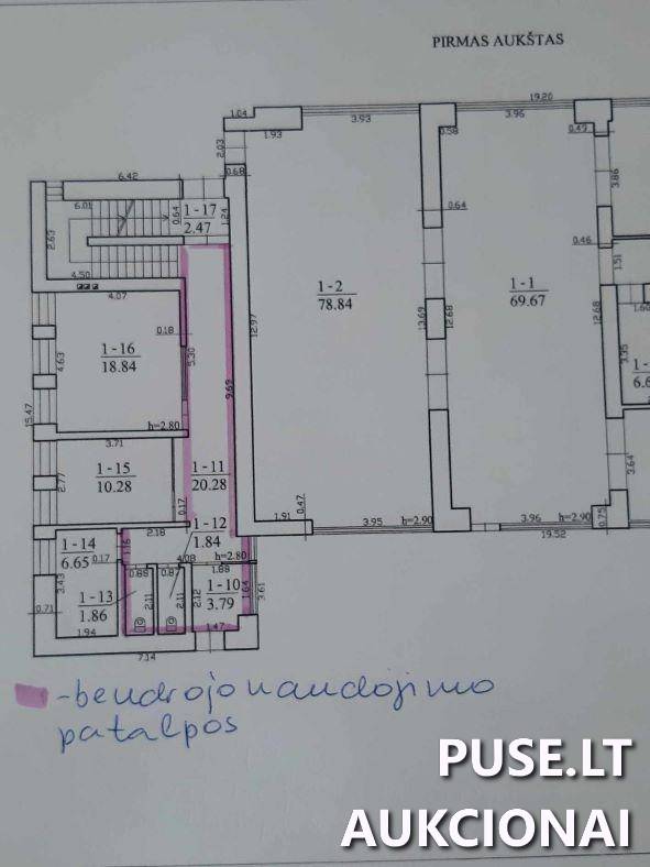 Nuomojamas turtas: Lankytojų centras Nemuno kilpų regioniniame parke Pastatai Kranto g. 8, 59114 Prienai, Prienų sen., Prienų r. sav. 1