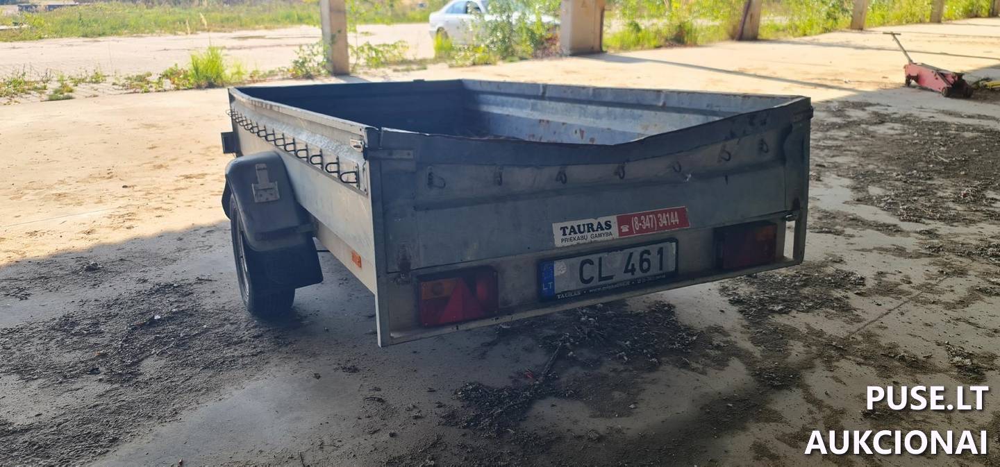 Priekaba TAURAS Priekaba, kai b.m.  mažiau arba lygu  0,75t. 3