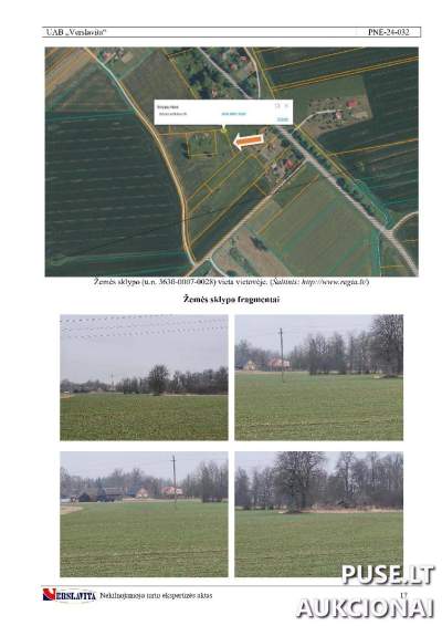 Žemės ūkio paskirties sklypas Biržų r. Medeikių kaime 0.74 ha 3120 EUR pradinė kaina