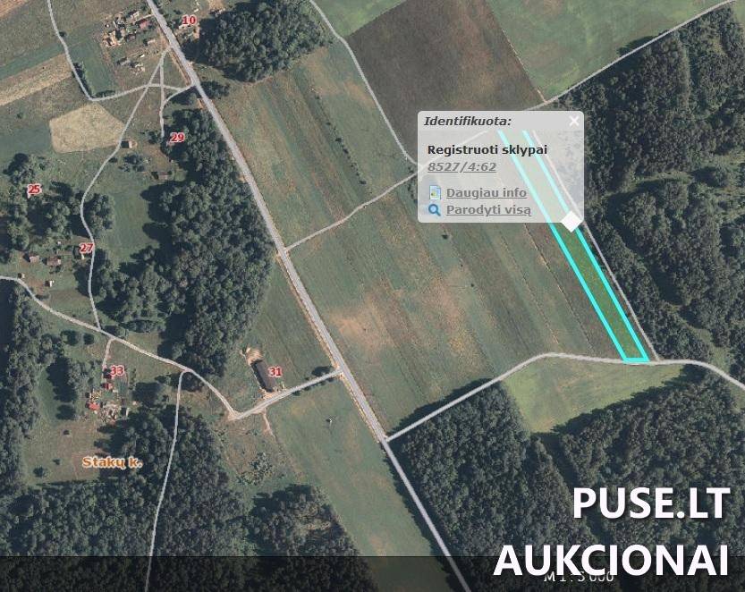 Žemės sklypas Sklypai Stakai, Poškonių sen., Šalčininkų r. sav. 1
