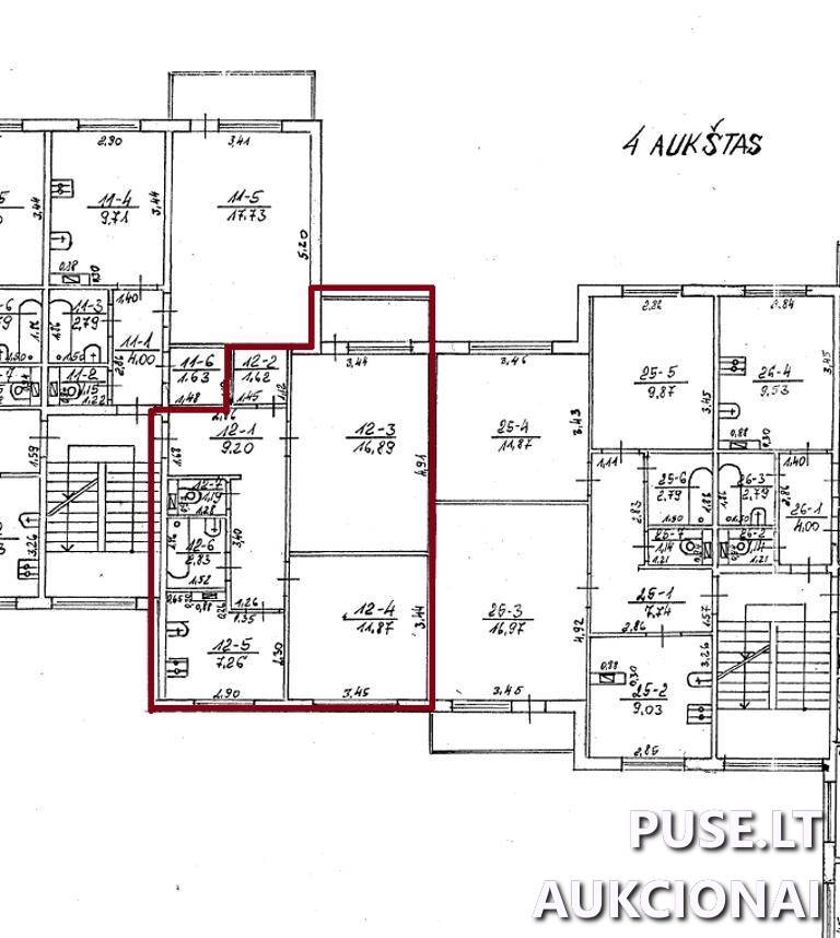 Butas Patalpos/Butai J. Basanavičiaus g. 14, 71111 Šakiai, Šakių sen., Šakių r. sav. 1