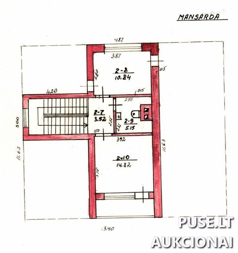 Gyvenamas namas Pastatai Liepų g. 3, 65317 Vilkiautinis, Merkinės sen., Varėnos r. sav. 7