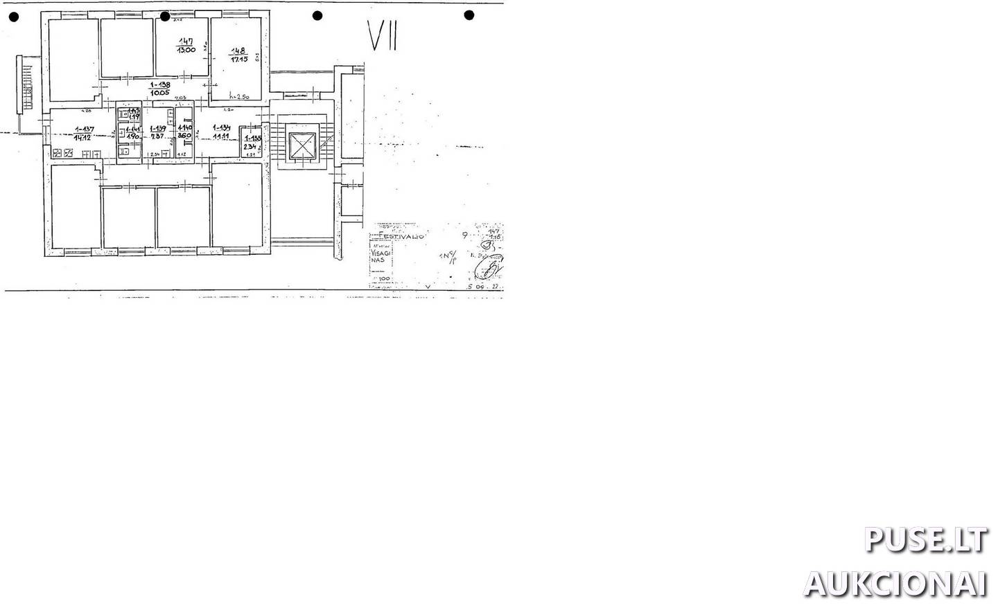 Kambariai Nr.147-148 Patalpos/Butai Festivalio g. 9, 31143 Visaginas, Visagino sav. 1
