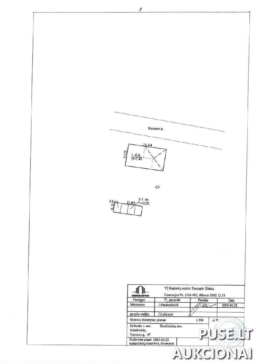 Butas Patalpos/Butai Nemuno g. 47, 74223 Smalininkai, Smalininkų sen., Jurbarko r. sav. 5