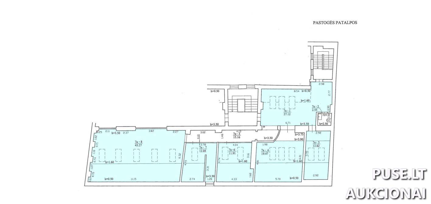 Nuomojamas turtas: Administracinės patalpos Patalpos/Butai Vilniaus g. 23, 01402 Vilnius, Vilniaus m. sav. 1