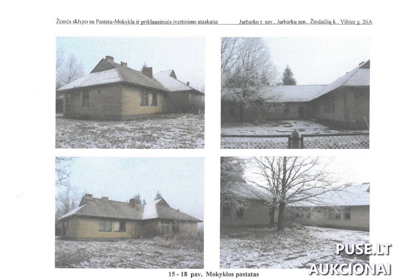 Mokykla Pastatai Vilties g. 26A, 74265 Žindaičiai, Jurbarkų sen., Jurbarko r. sav. 1