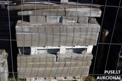 Betoninių blokelių 9000 kg aukcionas Panevėžyje nuo 554 EUR