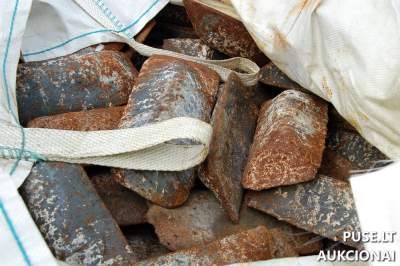 5194 kg ketaus lydinių aukcionas Panevėžyje pradedant nuo 1725 EUR