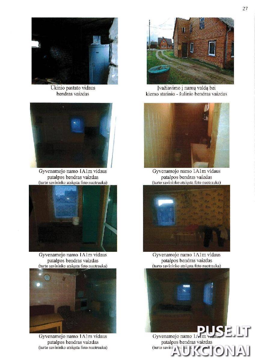 Gyvenamasis namas Pastatai Šiaudiniškių g. 27, 70380 Šiaudiniškiai, Kybartų sen., Vilkaviškio r. sav. 1