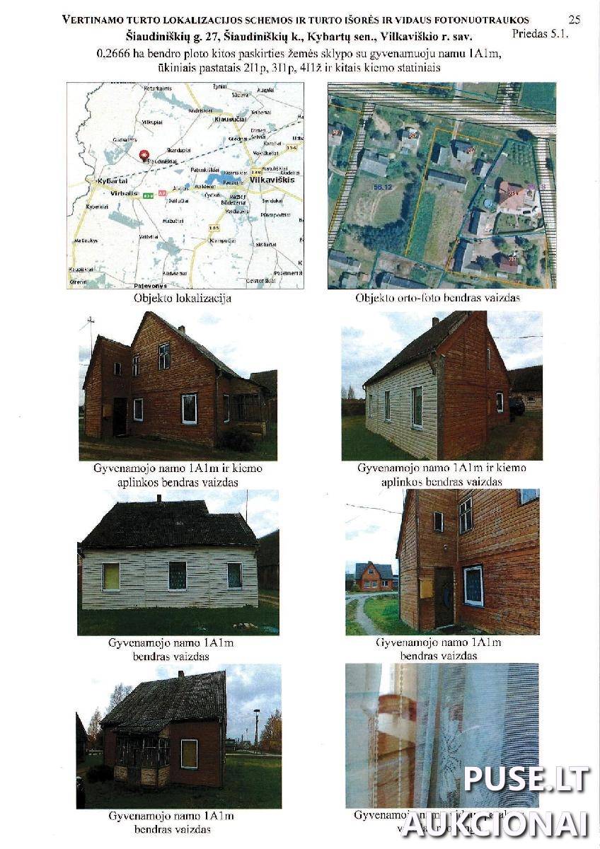 Gyvenamasis namas Pastatai Šiaudiniškių g. 27, 70380 Šiaudiniškiai, Kybartų sen., Vilkaviškio r. sav. 2