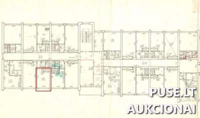 Mažas butas Klaipėdoje, Baltijos pr. 4, pradinė kaina 10600 EUR