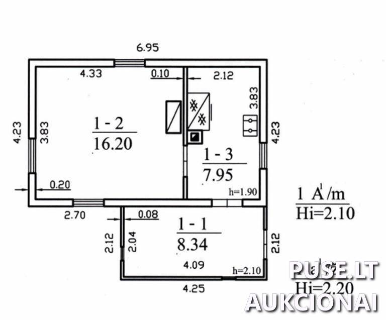 Gyvenamasis namas Pastatai Suvalkiečių g. 5A, 71361 Slavikai, Slavikų sen., Šakių r. sav. 6