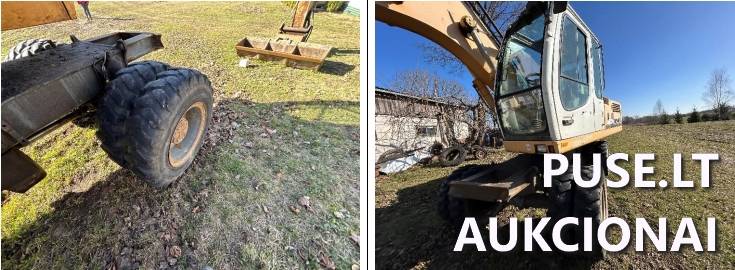 Ratinis ekskavatorius Liebherr A900C Traktoriai, savaeigės mašinos, priekabos, puspriekabės 4