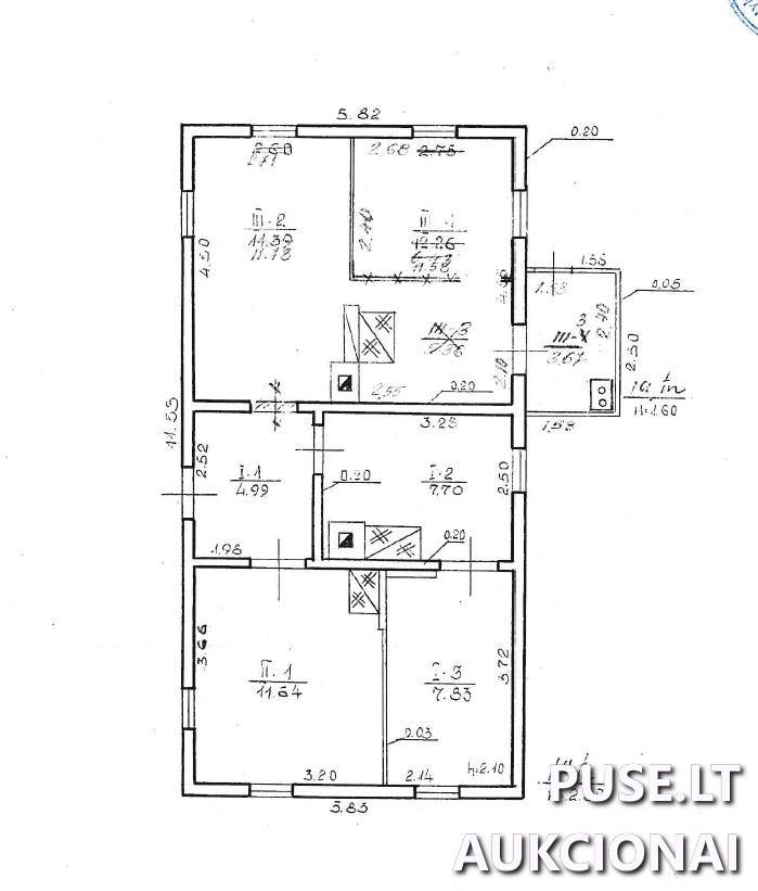 Gyvenamasis namas Pastatai Aukštoji g. 27, 76202 Šiauliai, Šiaulių m. sav. 3