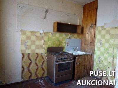 Dviaukštis 2 kambarių butas su rūsiu Kybartuose, J. Biliūno g. 31, pradinė kaina 7400 EUR