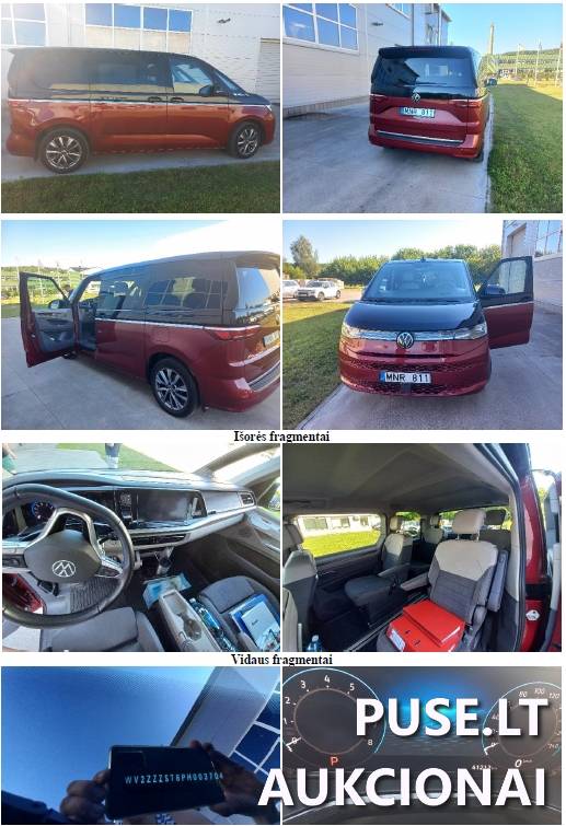 VOLKSWAGEN, VW MULTIVAN Keleivinis automobilis 1