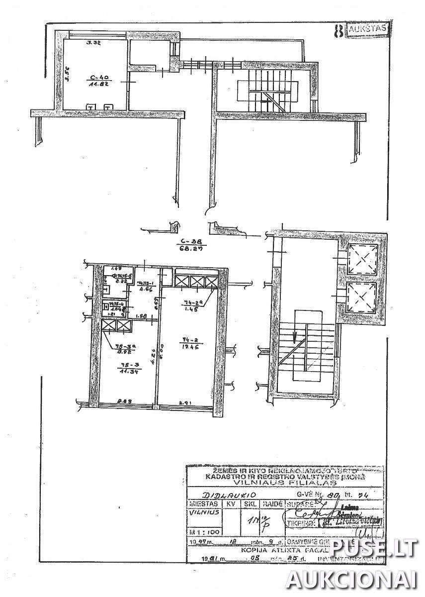 Butas Patalpos/Butai Didlaukio g. 80, 08326 Vilnius, Vilniaus m. sav. 1