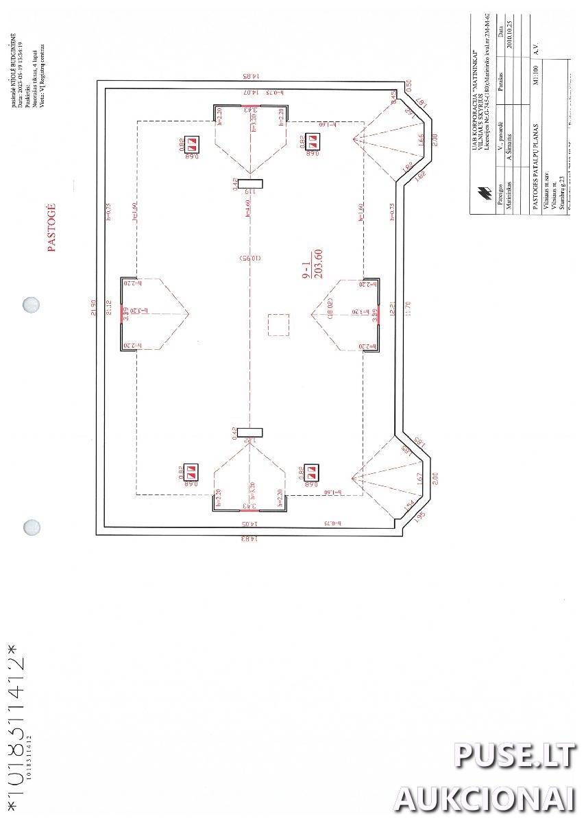 Neįrengta pastogė Patalpos/Butai Stumbrų g. 23, 08101 Vilnius, Vilniaus m. sav. 1