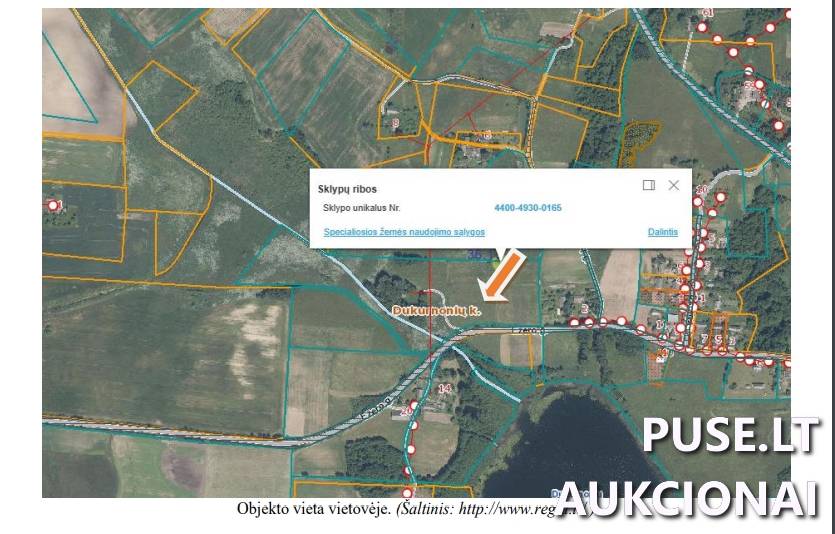 Žemės sklypas Sklypai Ežero g. 17, 59336 Dukurnonys, Jiezno sen., Prienų r. sav. 2