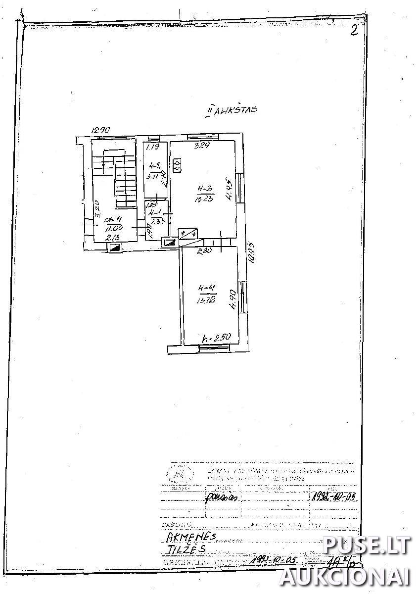 Butas Nr. 4 Patalpos/Butai Tilžė 3, 85106, Naujosios Akmenės kaimiškoji sen., Akmenės r. sav. 1