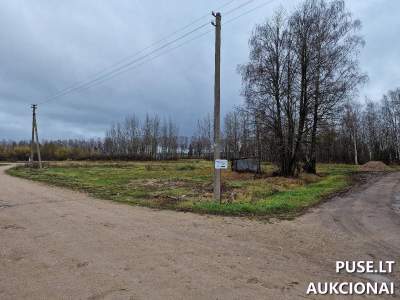 1,0234 ha žemės sklypas Anykščių rajone, Vikonių kaime, Tujų g. 7, pradinė kaina 10860 EUR