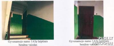 4 kambarių buto 1/8 dalis Šalčininkuose, Vytauto g. 31 parduodama aukcione už 5370 EUR