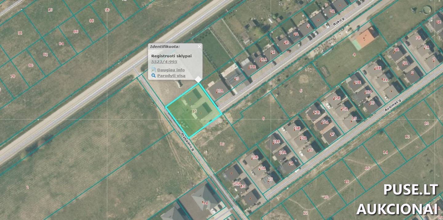 Žemės sklypas Sklypai Rūko g. 15, 91289 Klemiškė II, Sendvario sen., Klaipėdos r. sav. 4