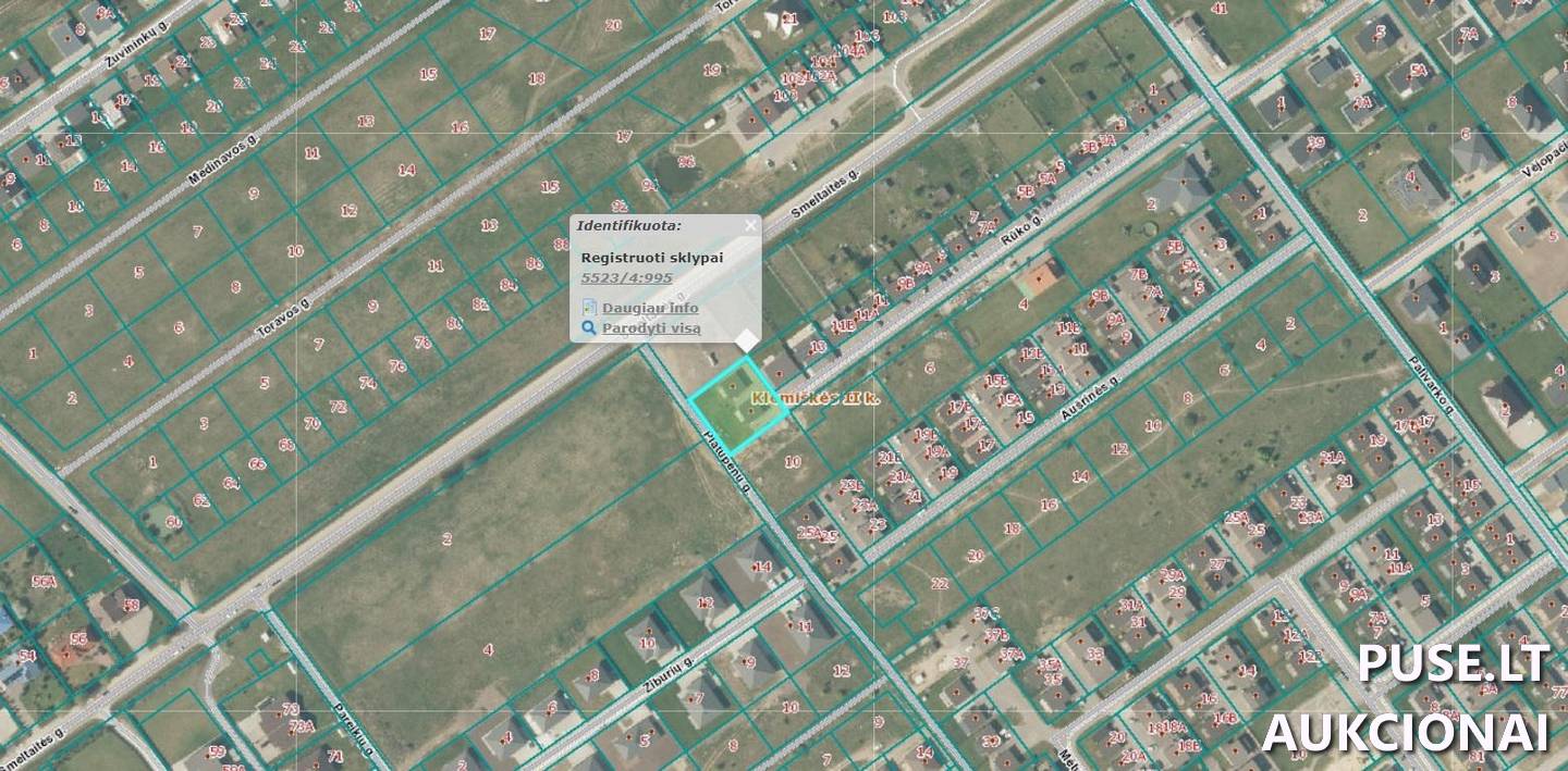 Žemės sklypas Sklypai Rūko g. 15, 91289 Klemiškė II, Sendvario sen., Klaipėdos r. sav. 5