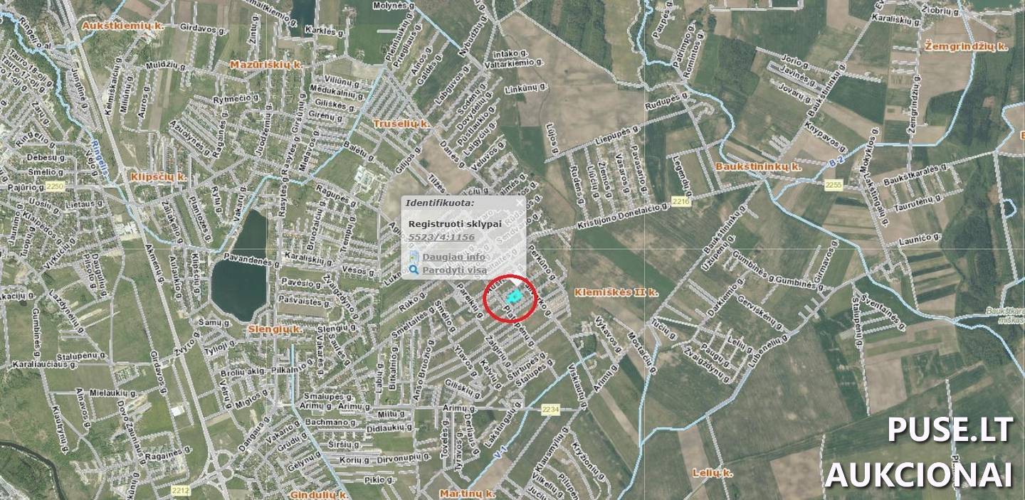 Žemės sklypas Sklypai Mėtų g. 10, 91289 Klemiškė II, Sendvario sen., Klaipėdos r. sav. 1